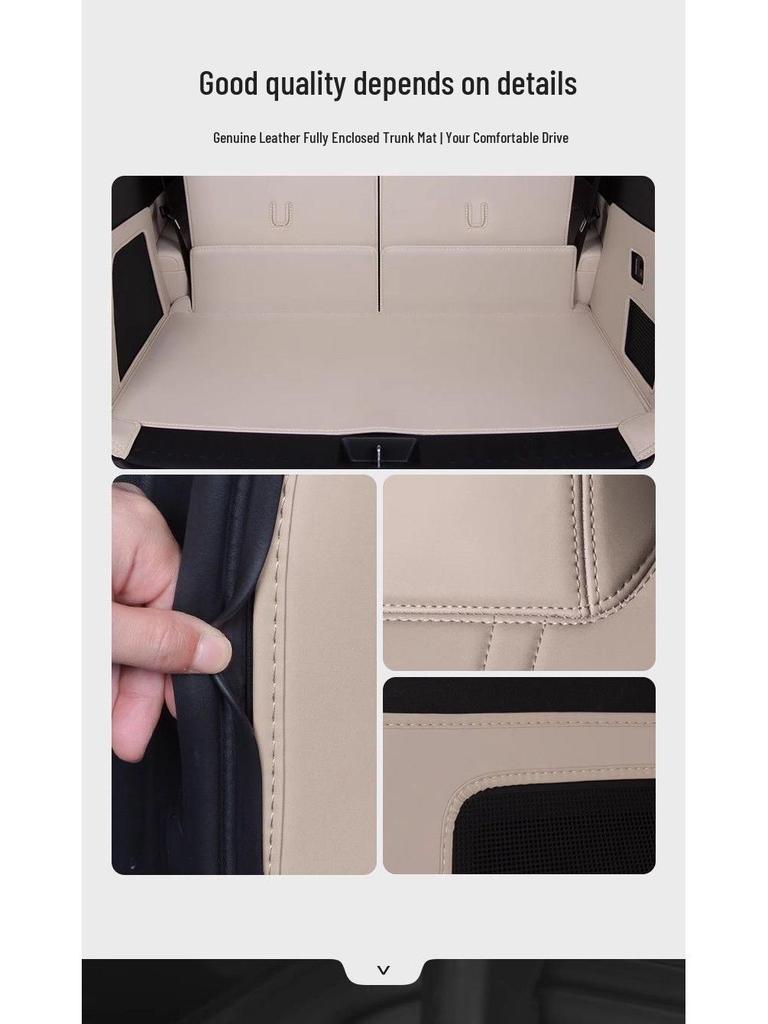 Compatible with 25 Deep Blue S09 Models: Custom Trunk Mat for Interior Modification.