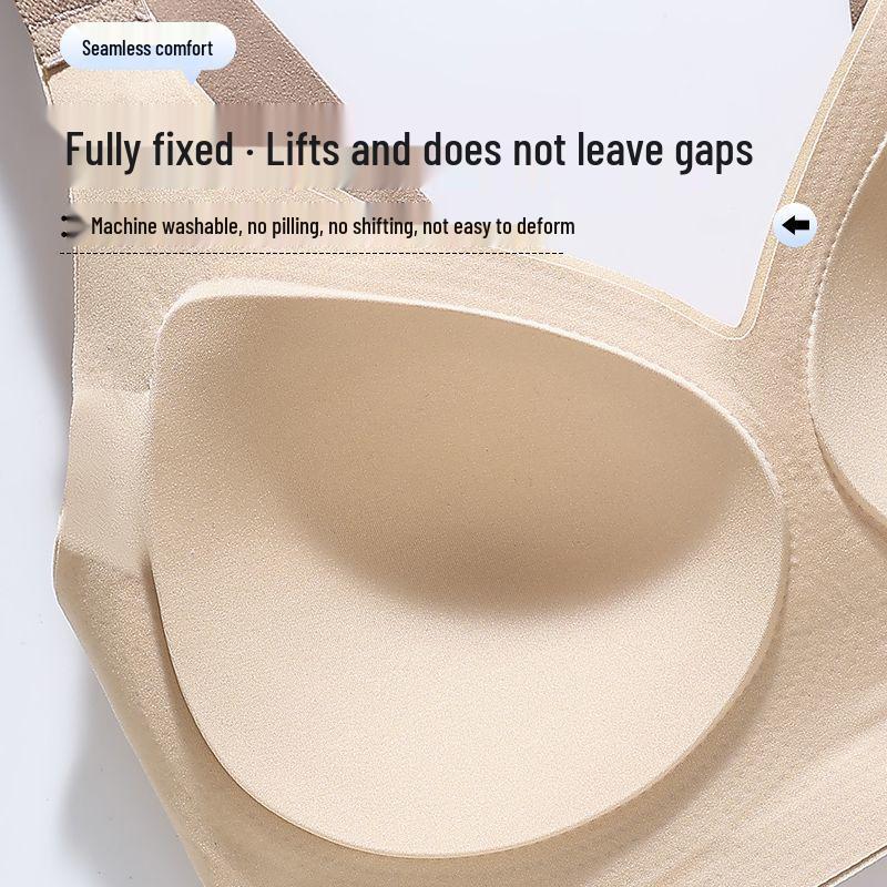 Temu Exklusiver Nahtloser Anti-Hänge-BH für Damen - Formverbessernd, Ohne Bügel, Perfekt für Große oder Kleine Brüste