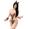 Sexy Sexy Temptation Cute Soft Cute Cosplay Cute Ono Leopard Uniform Suit Three-point Style