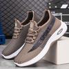 Shoes Men's Sports Shoes Summer Fly-woven Breathable Running Shoes Trendy Lace-up Light Soft Sole Not Tired Feet Single Shoes