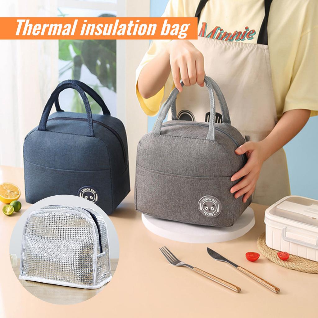 Insulated Thermal Cooler Lunch Bag Thickened Large Capacity Thermal Coolers Picnic School Food Container