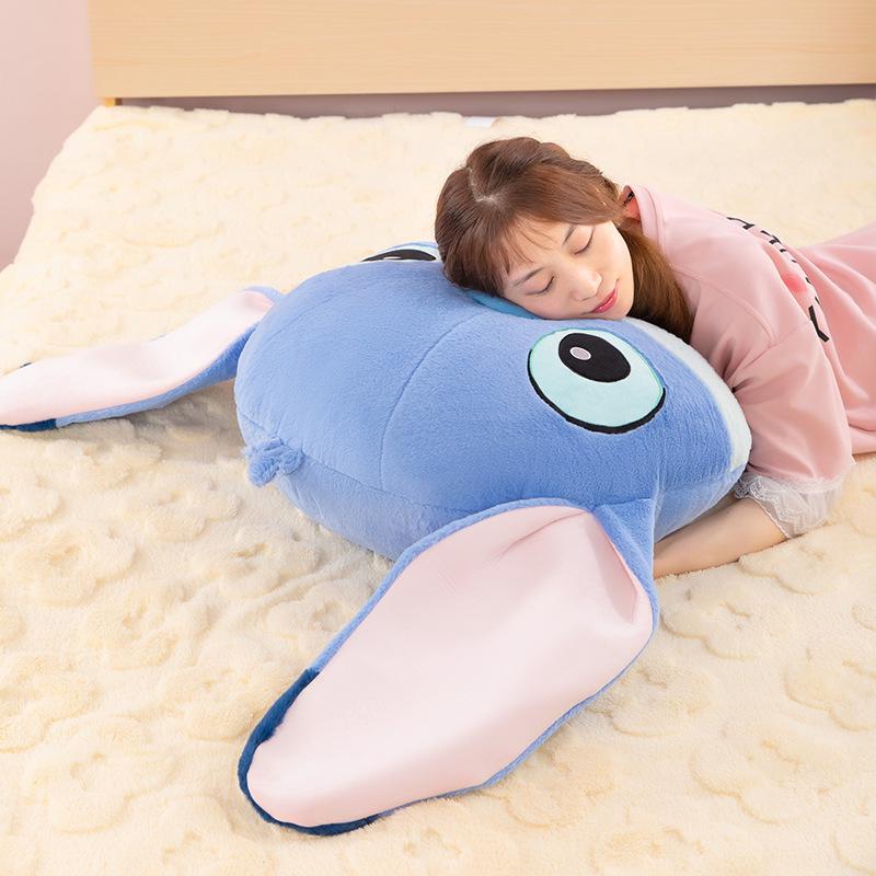 Stitch Angel Plush Pillow for Kids - Cute Lilo & Stitch Backrest Cushion