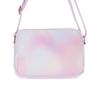 [Coboca+] C25151 Uruppi Shoulder Bag, Available in 3 Colors, Includes Plush Toy, Size 22 x 16 x 7.5cm, Casual Bag with Ribbon, Weight 323g (Rainbow)