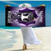 Personalized Customized Proof Beach Towel with Wednesday Addams Pattern - Soft, Absorbent,quick-drying,perfect Swimming,camping&bathing