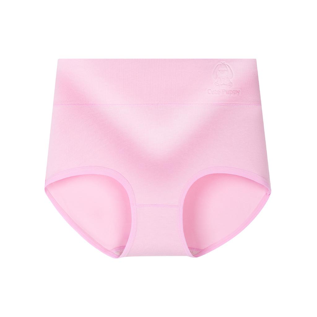 Big Size Ladies Spring and Autumn Pure Cotton 10A Anti  Bacteria High Waist Belly Triangle Briefs
