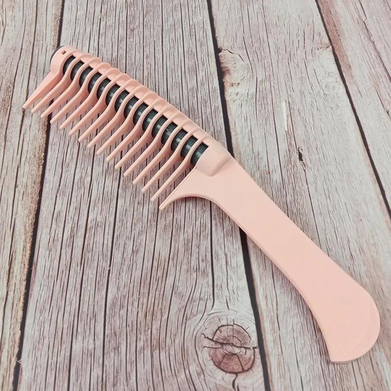 Professional Detangling Roller Comb Hair Dyeing Comb Tool Hairdressing Hair Coloring Brush Hair Dye Brush Barber Salon Comb