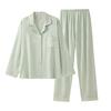 Pajamas Ladies Spring and Autumn Sexy Premium Long Sleeve Pants Set Summer Ice Silk Thin Loungewear 1011 New