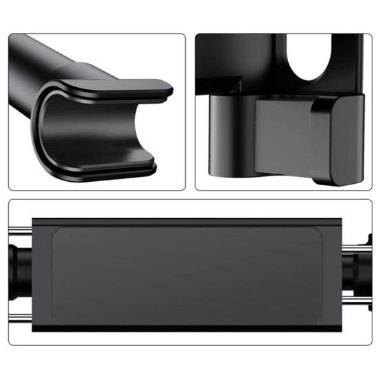 Car Phone Holder Rear Headrest Vehicle-mounted Stand Adjustable Telescopic 360° Rotates Phone Holder for Cars SUVs Trucks