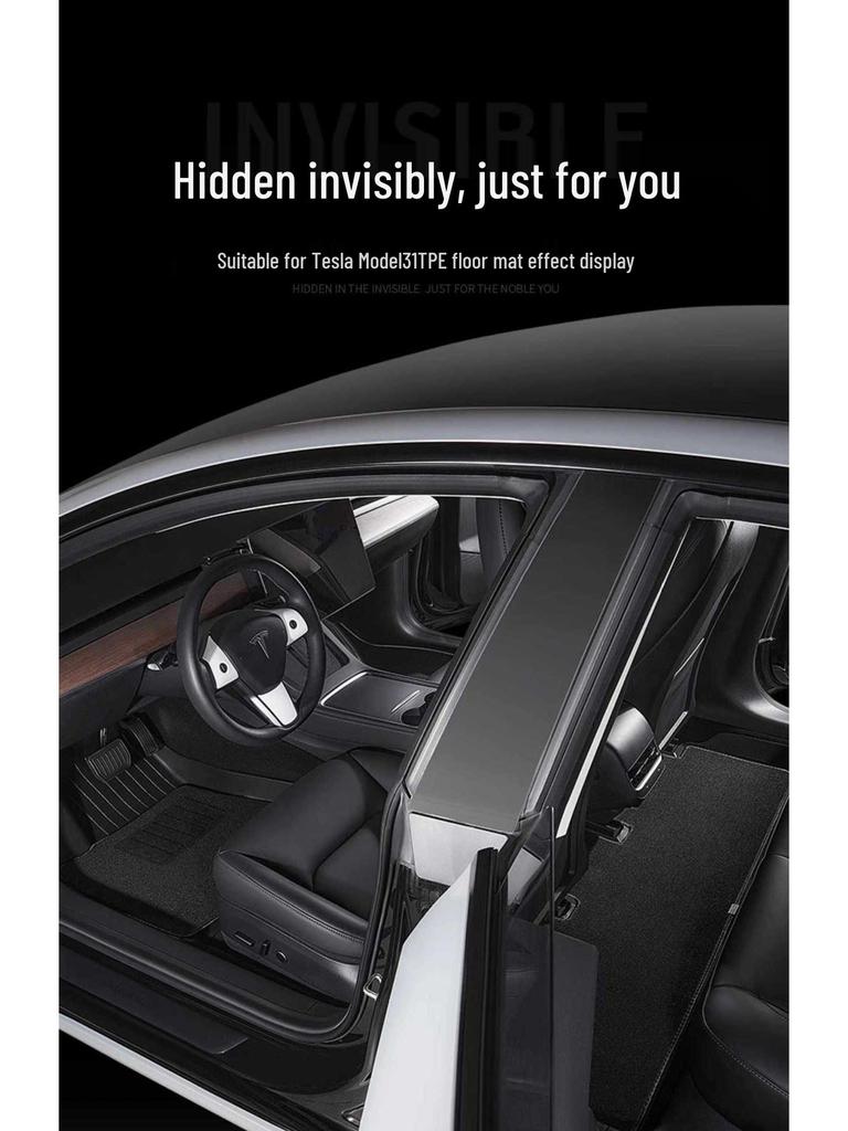 Tesla Model 3/Y Floor & Trunk Mats - TPE Car Accessories