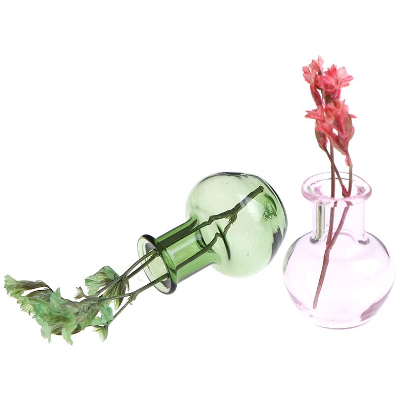 Glas 1: 12 Puppenhaus Miniatur Spielzeug Porzellan Dekoration Vase Topf