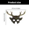 Rentierhornmaske Halloween Cosplay Maske Tiermaske Maskeballmaske Partymaske Abendmaske für Damen und Herren