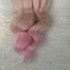 Wig Gradient Curly Doll Accessories Long Heat Resistant Faux Hair for