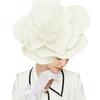 Large Flower Fascinators Hat for Women Kentucky Derby Tea Party Floral Hats Fascinator Hat Headwear for Wedding Parties