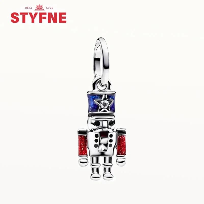 New copper Christmas Tree Santa Carousel Charm Bead Charms Heart Exquisite Bead Charms Compatible With Authentic Bracelets Diy Fine Jewellery Gifts fo