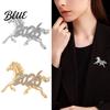 Animal Shaped Brooch 2026 Rhinestone Horse Year of Lapel Pin
