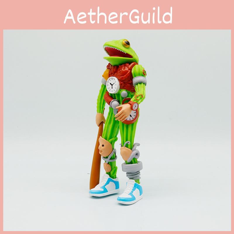 Brainrot Italian Al Cactus Clock Fusion Monster Pvc Action Figures Decoration