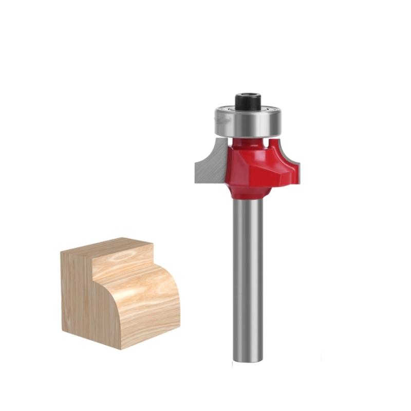 1/4inch Shank Bearing Corner Round Router Bit Trimming Cutter Trimming Machine Milling Cutter Woodworking Accessories