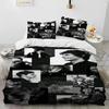 Cute Evan Peters Movie TV Actor Comfortable Duvet Quilt Cover Pillowcase Bedding Set Children Bedroom Decoration Home Textile