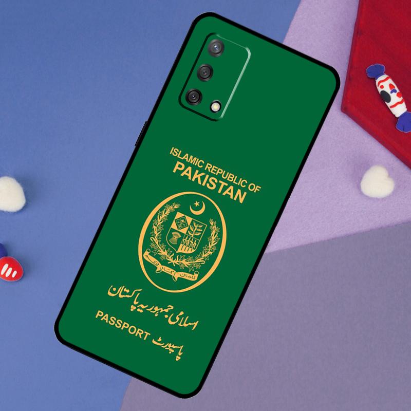 Pakistan Passport Flag Case For OPPO A74 A94 A54 A17 A57 A77 A18 A58 A78 A98 A15 A52 A72 A5 A9 A53S A16 A76 A96
