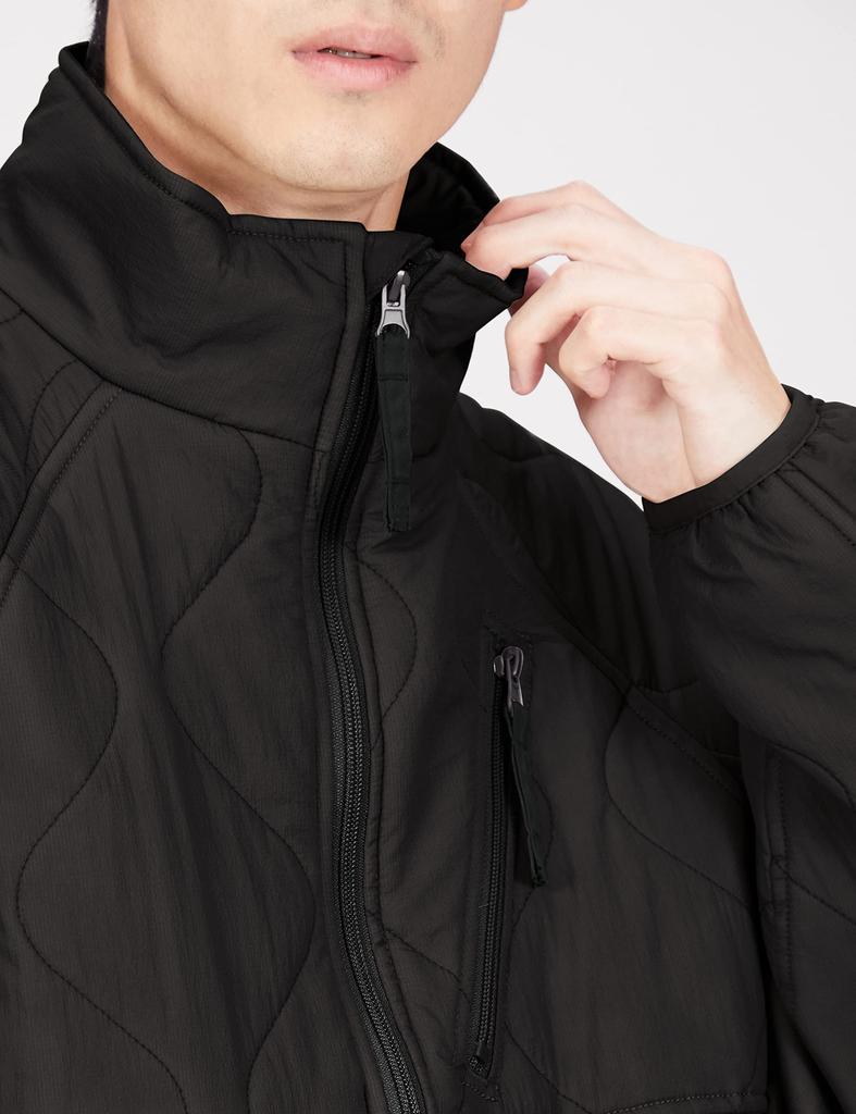 Alpha Industries Quilted Cold Jacket Size L Men's TA1621, Black,