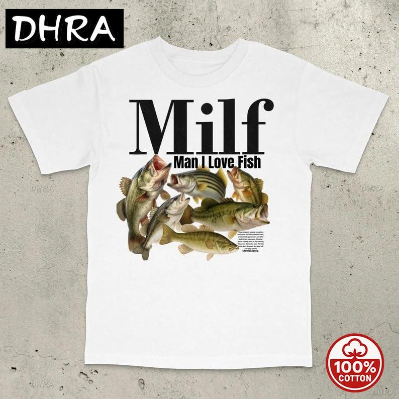 Unisex I Love Fish TShirt Retro Fishing Shirt Bass Fishing TShirt Funny Fishing Shirt Stupid Meme Shirt Unhinged Shirts S