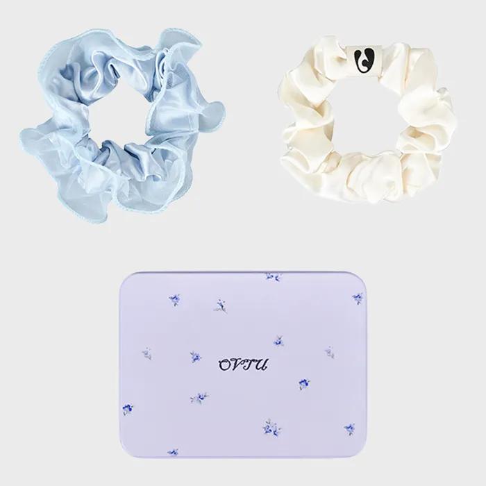Soft Satin Scrunchie Set_4 colors