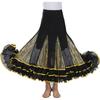 National Billboard Dancing Dress Sequins Dancing Dress Waltz Performance Dress Bust Dress Competition Dress Modern Ballroom Dancing Dress