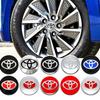 4pcs 56mm Car Wheel Hub Center Stickers Decal Emblem For Hilux Aygo Yaris Ractis Corolla Camry CHR Auris Tacoma Accessory