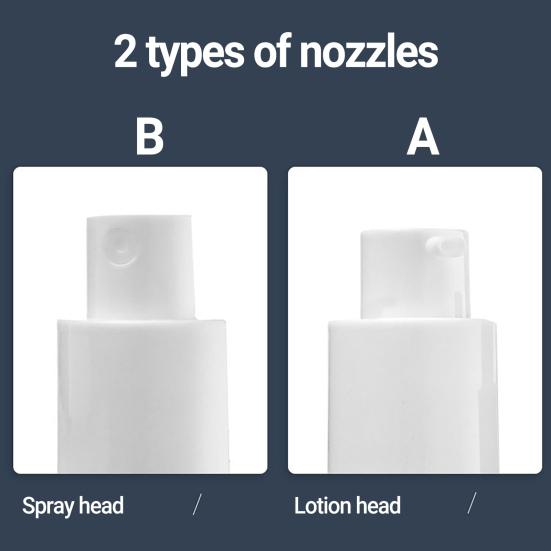30ml/50ml/80ml/10g/20g/30g Leakproof Multiple Capacities Practical Reusable Frost Travel Cosmetics Bottle Empty Spray Bottle