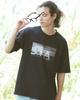 Hybrid Multifunctional Blurry Crew Core Line Unisex Surfing Casual Wear Short Sleeve Summer Clothes 262G1037 Black 3L [Gatcha] T-Shirt Men's