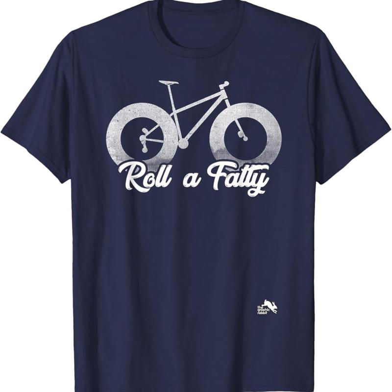 

Roll A Fatty Fat Tire Bike T Shirt S разноцветный