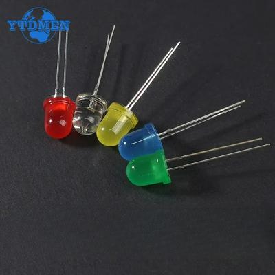 10/50pcs F8 8mm LED Lights 5Colors Super Bright Light Emitting LED Diode Kit Red White Green Blue Yellow