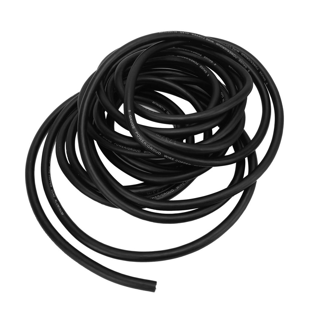 8 Gauge AWG Automotive Wire 25ft Versatile Flexible Easy Installation Car Power Ground Battery Cable for Radio Lighting
