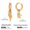 Youthway Pearl Dangle Oceans Drop Earrings Waterproof Anti Allergic Women Jewelry Summer Stainless Steel Charm Earrings