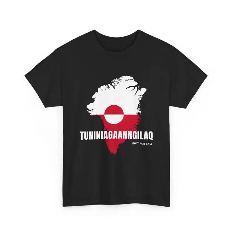 

Greenland not for sale Tee Greenland map Flag shirts 4XL