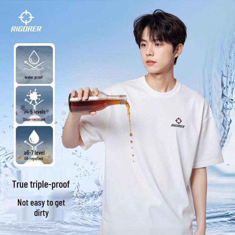 ZunZhe Unisex Three-Proof Short Sleeve T-shirt XL