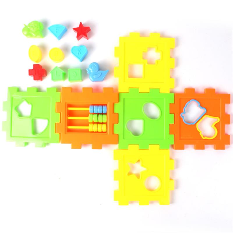 Baby Kid Bricks Matching Blocks Baby Intelligence Educational Sorting Box
