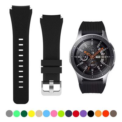 Řemínek 22mm Silikonový pásek pro Samsung Galaxy Watch 46mm Gear S3 Pásek pro chytré hodinky pro Huami Amazfit GTR 47mm Pace Stratos 3 2 2S