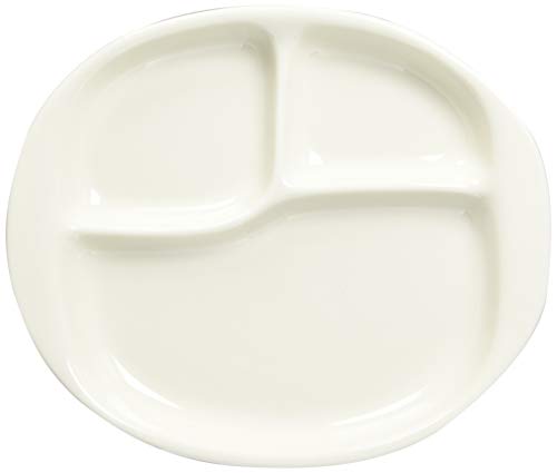 Mori Osamu Ware (Shinshuyaki) Small Lunch Plate, 200mm Long X 230mm Wide X 3mm High (Made In Japan, Microwave Safe, Far Infrared, Negative Ion)