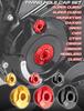 WOOGA Aluminum Motorcycle Engine Oil Plug Screw Cover Applicable Vehicles