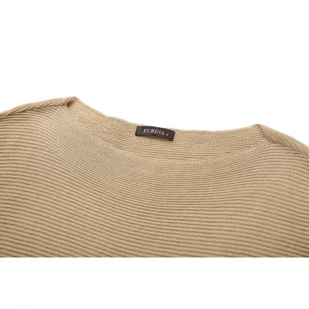 FURINA SofT CoTTon Blend TexTure Division ShorT Sleeve T shirT