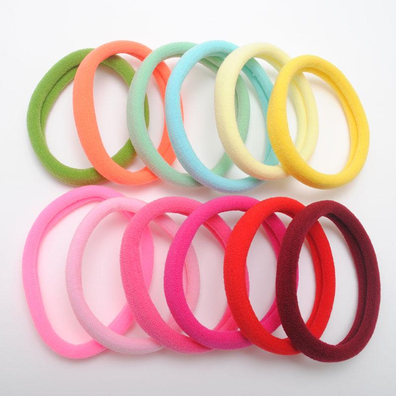 12Pieces Women Elastic Hair Bands Seamless Tie Big Hair Scrunchies Heavy Hair Gum Hair Accessories Birthday Gift Hair Holder