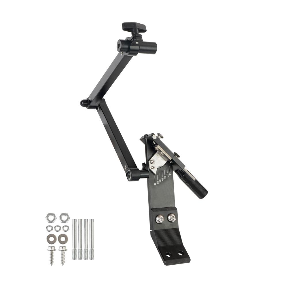 Lawn Mower Blade Sharpener 15°-45° Adjustable For Blades Standard Straight Black