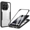 Full Case - E.F.CONNECTION - for Xiaomi Redmi 15C 4G/5G - Soft TPU Front and Hard PC Back - Black