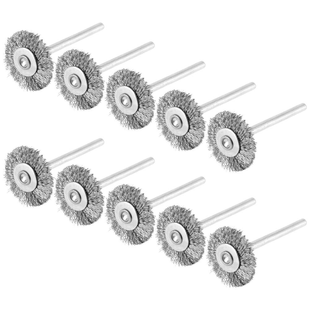 3.17mm Steel Wire Wheels Brushes Rotary Accessories For Die Grinder Power Tool E