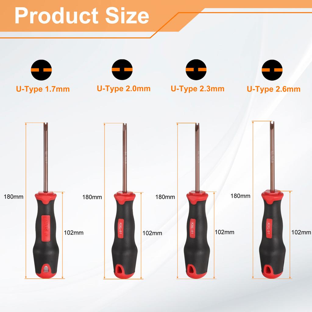 4pcs Y3/Y4/Y5/Y6 U1.7-2.6 Y Tip U-Type Triangle Screwdriver Magnetic Tip Screwdrivers S2 Alloy Steel DIY Repairing Hand Tools