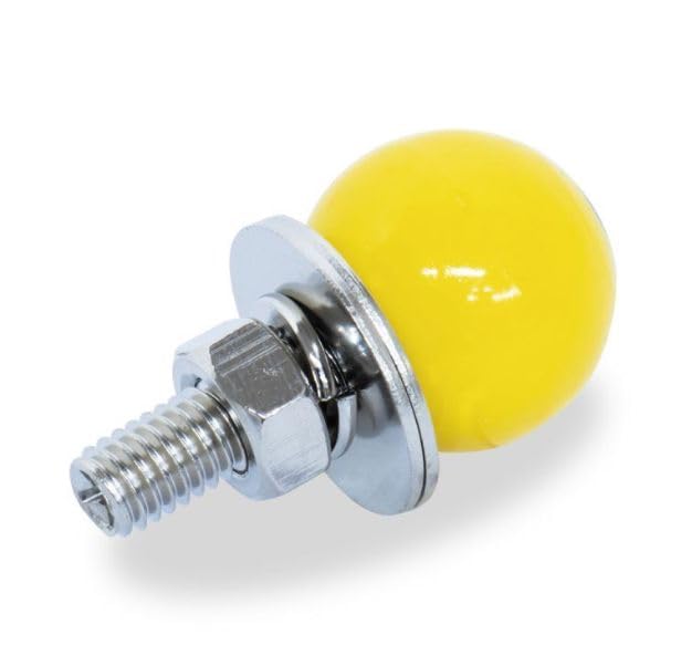 MOONEYES MOON EYES Kennzeichenschraube und Rechts YE (Linkes Set) Gelb, Universal, AA-113MN