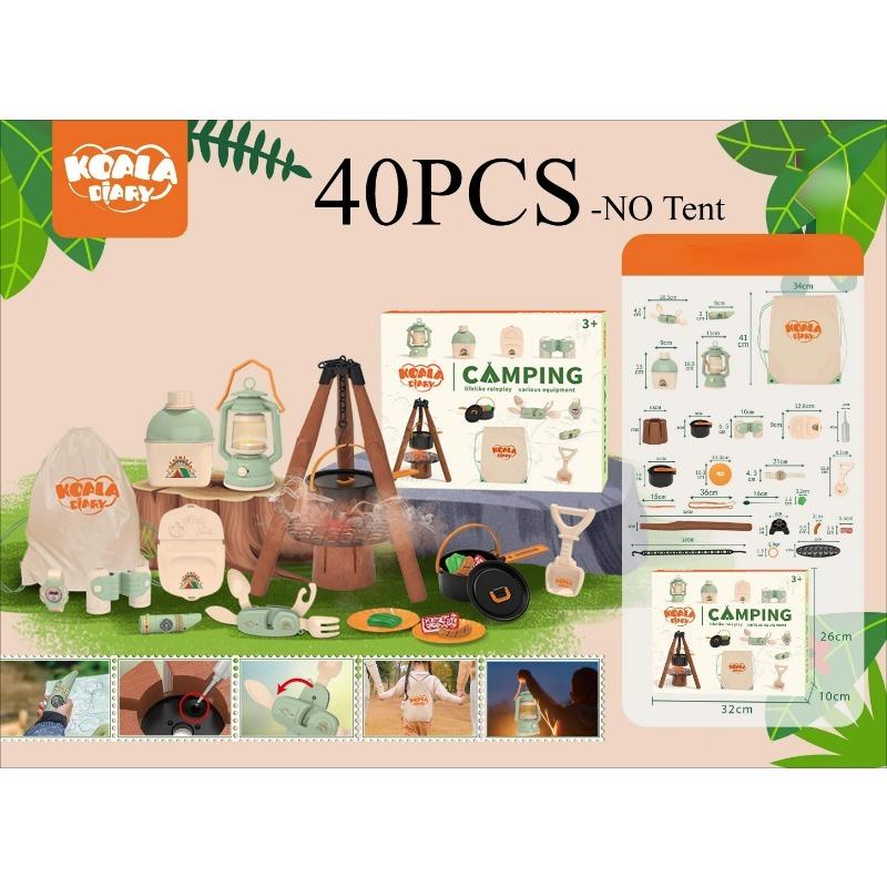 

Детский набор для кемпинга, набор для исследования на открытом воздухе, ролевые игры, ДОПОЛНИТЕЛЬНО, палатка, бинокулярная сумка для часов, лучший подарок на день рождения, Рождество для мальчиков и девочек 40pcs set No Tent