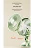Rechargeable Silent Electric Desktop Clip-On Fan for Dorm, Office, or Bedside.