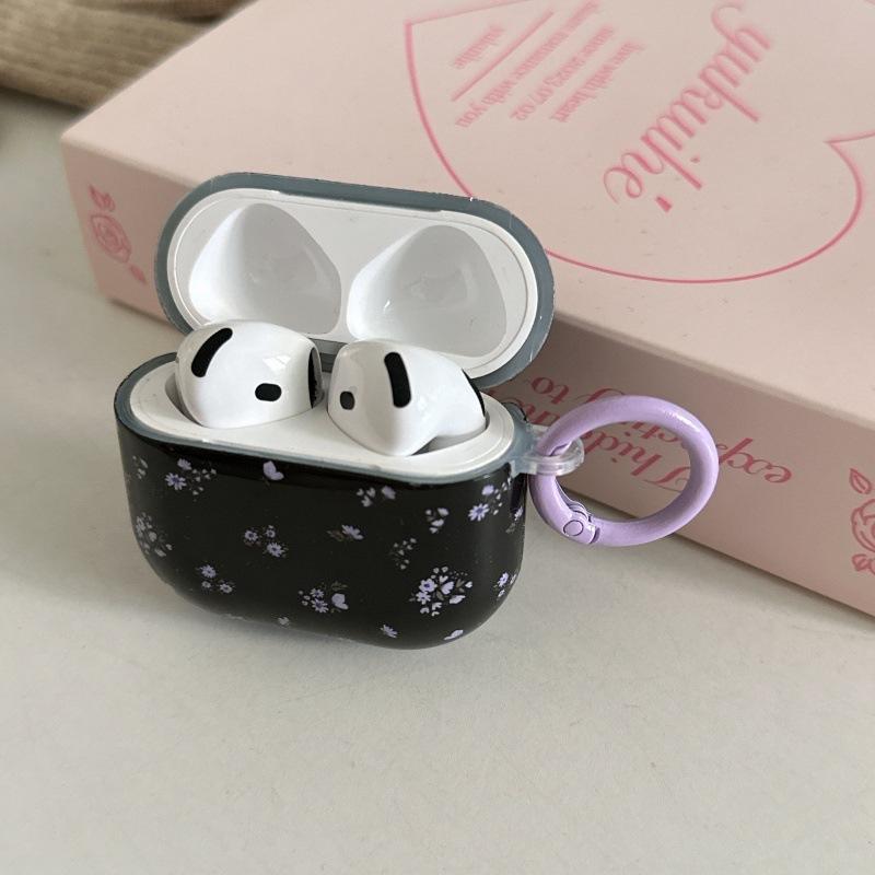 Small fresh full screen floral suitable AirPods Pro earphone case Apple 1/1/1 generation wireless bluetooth case
